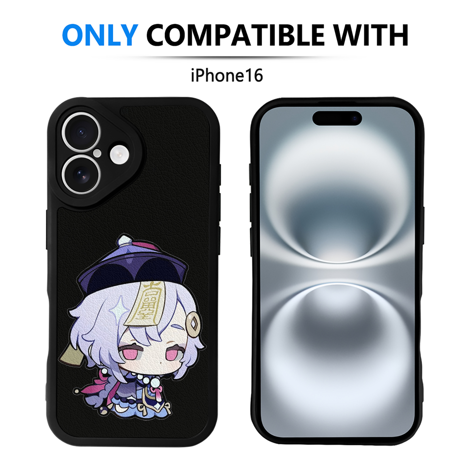 げんし神 七七 なな  genshin Nana 【iPhone 16シリーズ対応】シリコンスマホケース（レザー調） 材質：シリコン